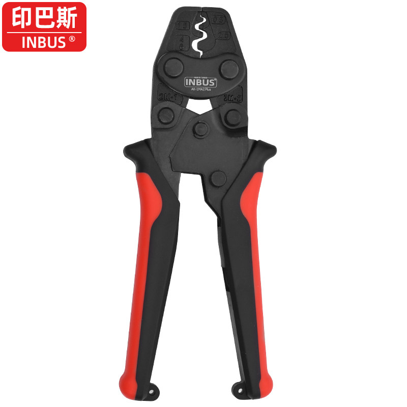 INBUS压线钳裸端子绝缘叉形开口鼻子棘轮工业级原装台湾进口接冷