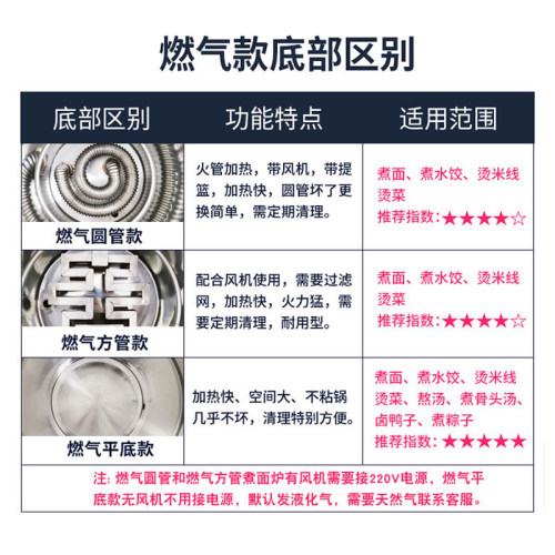 保温桶大容量商用煮面炉燃气电热煮面桶节能煮面机可插电加热