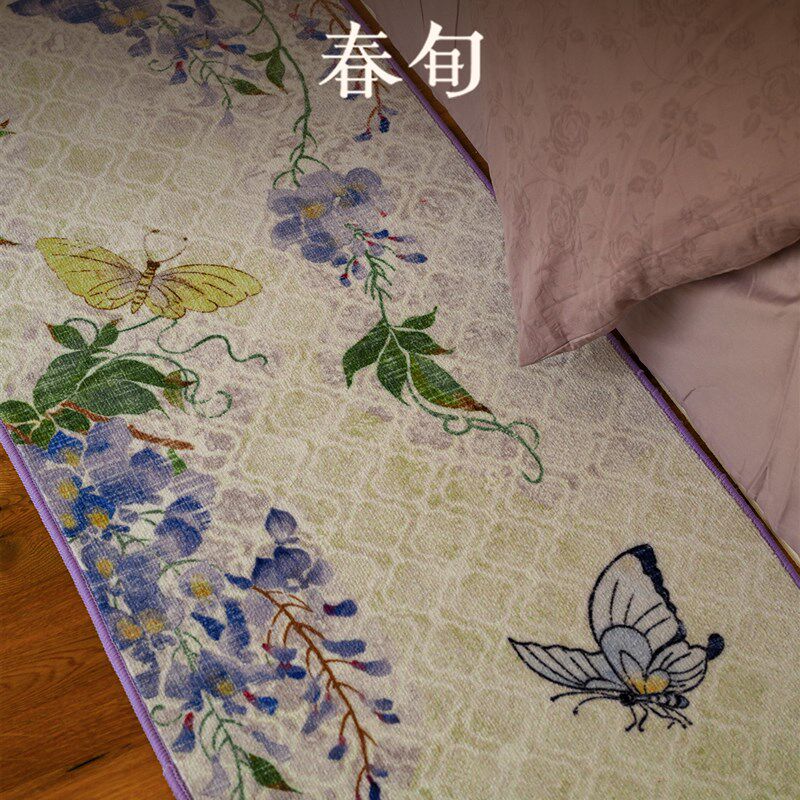 春季/地毯卧室客房无障碍豪华高端免洗可擦拭法式新中国风复古床