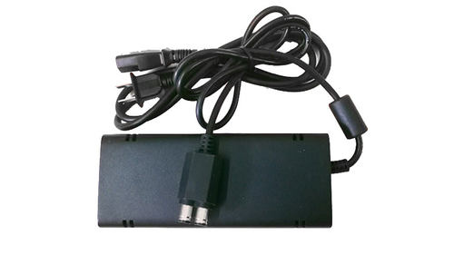 XBOX360 原装SLIM薄机电源线 变压充电器火牛 电源适配器220V直插