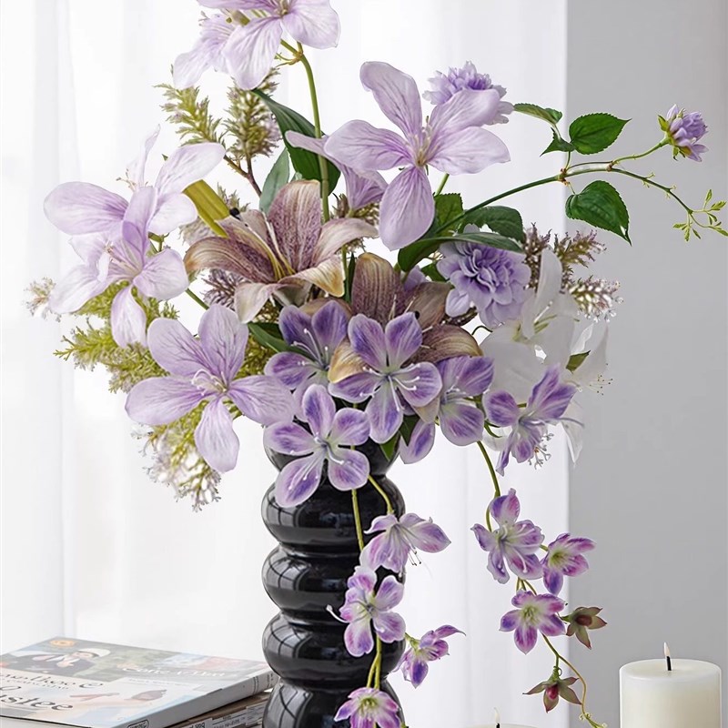 北欧ins假花彷真花客厅装饰摆件防真餐桌花摆花桌面花艺摆设花束