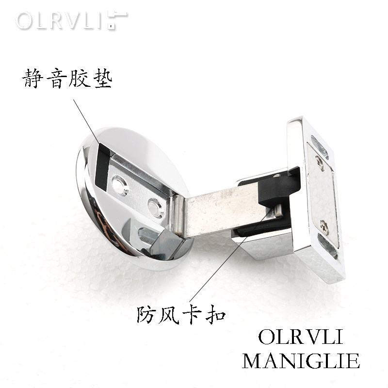 olrvli全铜阻尼静音地吸金银色古铜色防风室内隐藏地吸化妆室门挡