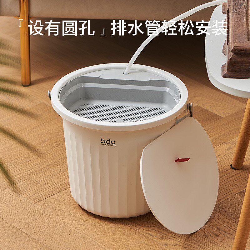 茶水桶废水桶大号家用功夫茶具配件干湿分离储水过滤茶渣桶垃圾桶