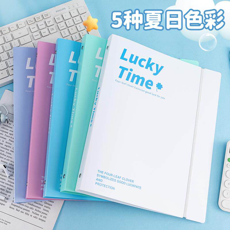 【下单立减50】A4活页文件夹试卷收纳册高颜值学生三孔夹活页夹ZP