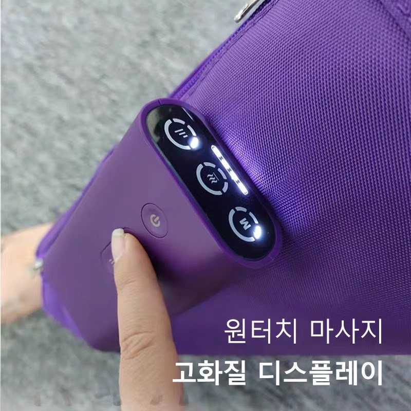 韩国新产品腿部按摩器小腿肌肉经络疏通仪家用空气压力热敷空气波