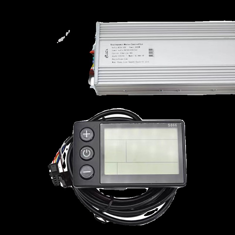 36v48v60v350w500w1000w电动车改装866液晶仪表控制器山地车助力