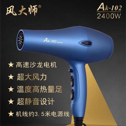 风大师AK-102大功率吹风机发型师专用理发店专业发廊静音护发风筒