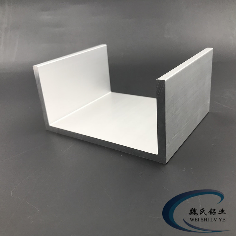 铝合金U槽100*60*6mm内径88mm铝槽导轨型材U型槽氧化槽铝工业槽铝