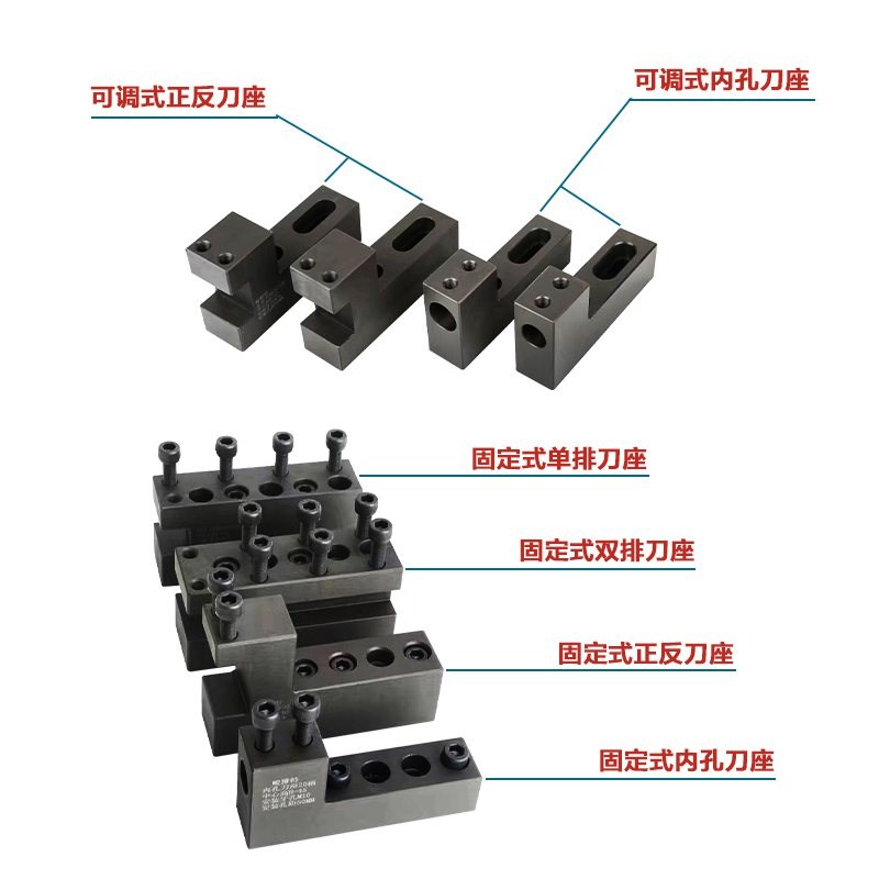 数控车床内孔排刀座钻孔辅助钻头打孔中心高u钻镗孔夹具机床刀架