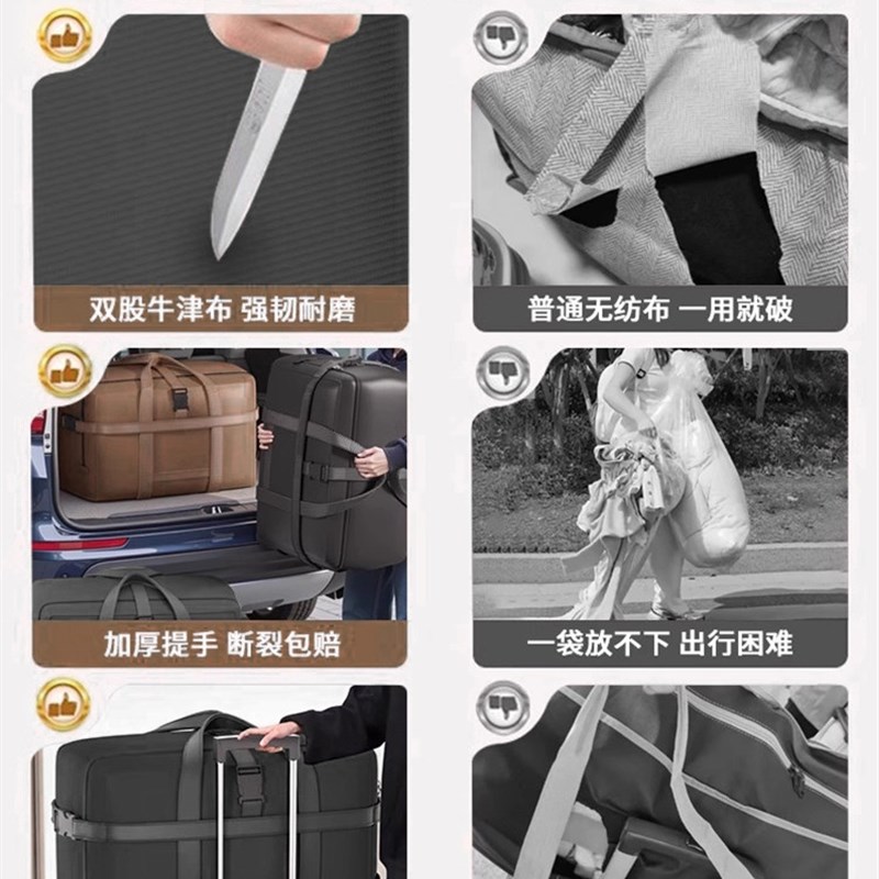 牛津布收纳袋大容量搬家打包袋装衣服衣物被子旅行整理托运行李包