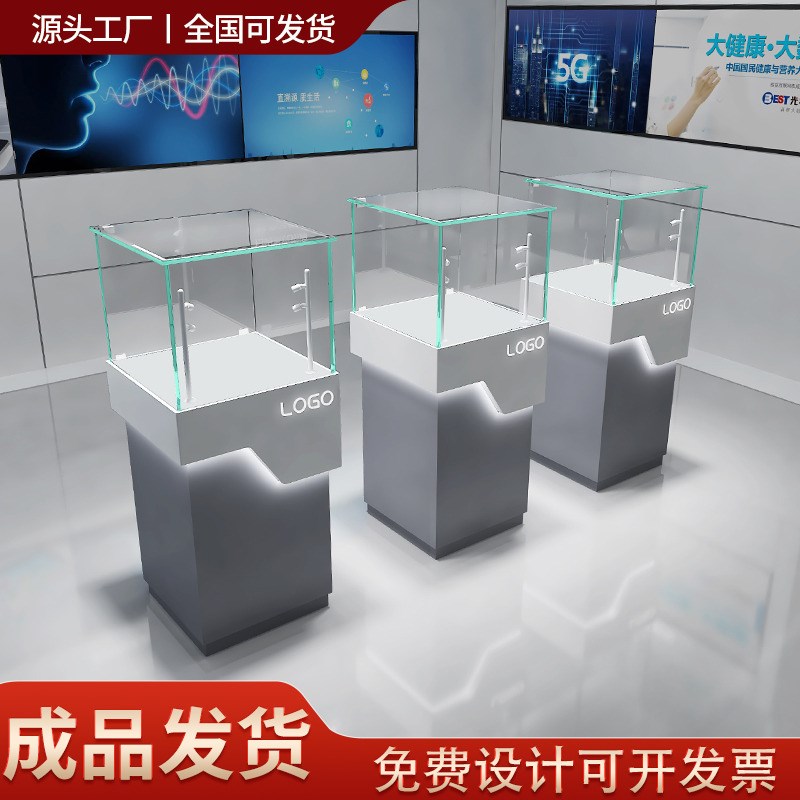 2025新款烤漆产品加工铸造件展示柜公司展厅展览机械零件摆放直销