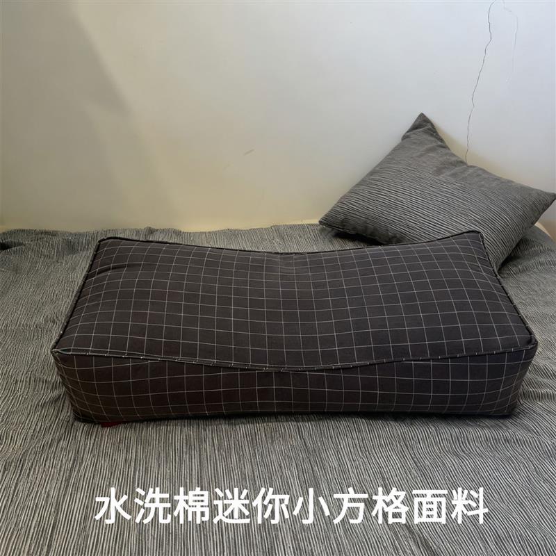 单人护颈家用方形传统荞麦枕头小号可拆洗良品水洗棉枕套透气四季