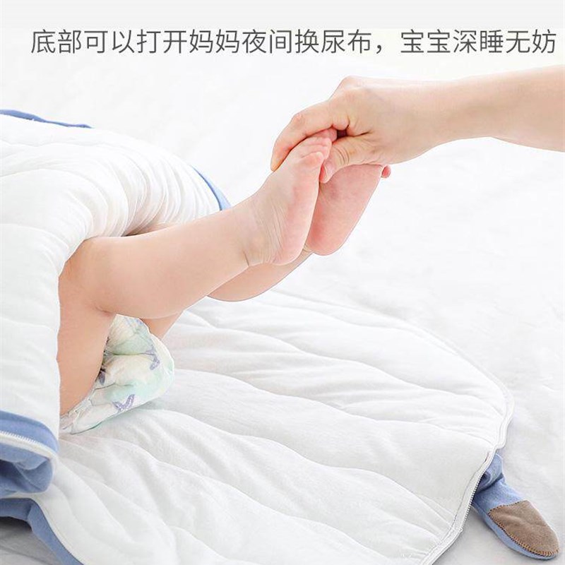 睡袋婴儿秋冬加厚保暖款新生初生儿宝宝睡袋防惊跳恒温冬季防踢被