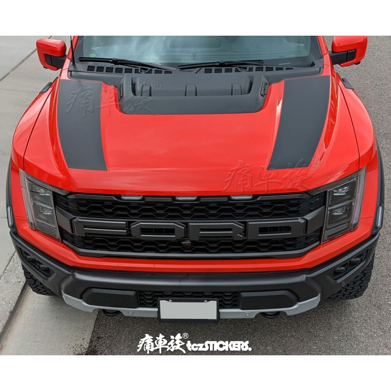 2023新款F-150猛禽车贴拉花 车头盖机盖装饰改装汽车贴纸贴画贴膜