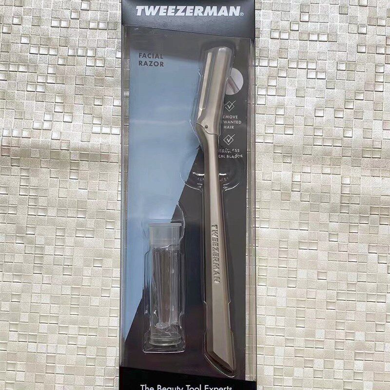 现货Tweezerman微之魅修眉刀新款剃刀刮眉毛刀腋毛新手专用