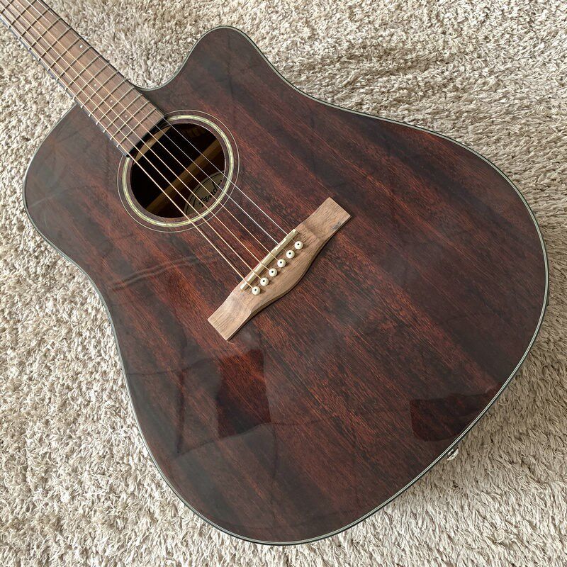 Fender 芬达无标 CD60S 41英寸电箱桃花心木民谣木吉他面单板库存