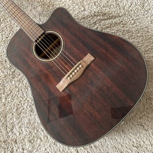 Fender 芬达无标 CD60S 41英寸电箱桃花心木民谣木吉他面单板库存