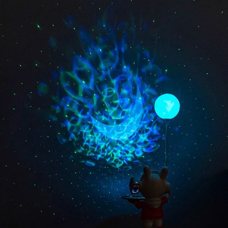 太空人星空投影灯客厅摆件大型落地电视墙旁边氛围感好物软装饰品