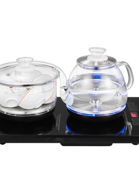 40x23嵌入式全自动上水电热烧水壶茶桌电磁炉船木茶桌茶台电茶炉