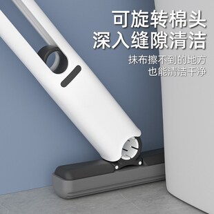 迷你小拖把多功能桌面懒人手持免手洗海绵拖把2024新款家用替换头