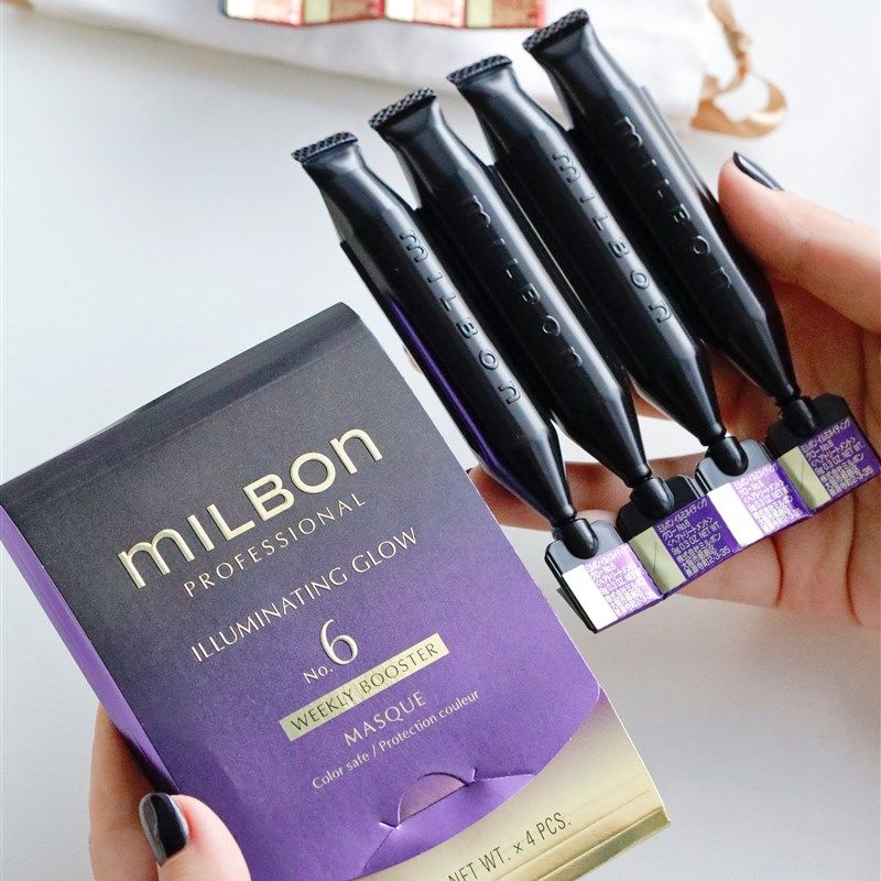 可可 玫丽盼milbon黑金8秒发膜免蒸焗油受损修护沙龙护理