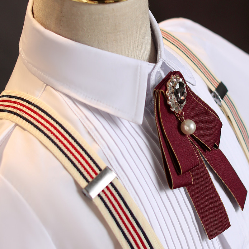 男童礼服夏季背带裤套装小学生毕业服装主持人钢琴合唱演出服六一
