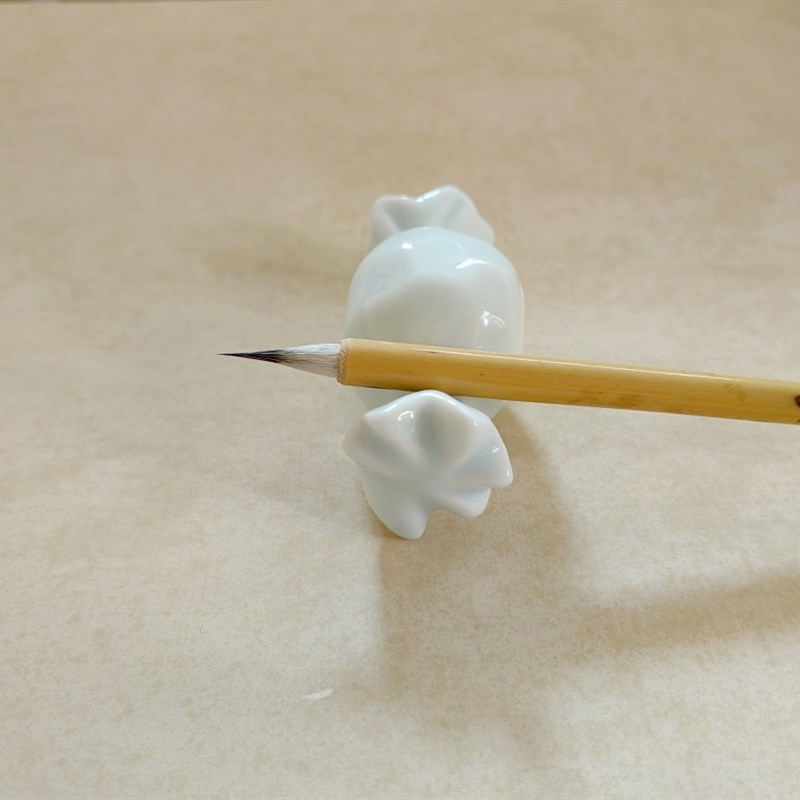 吴钩上品黑珍珠工笔画勾线毛笔兔毫国画瘦金体花鸟人物衣纹丝毛