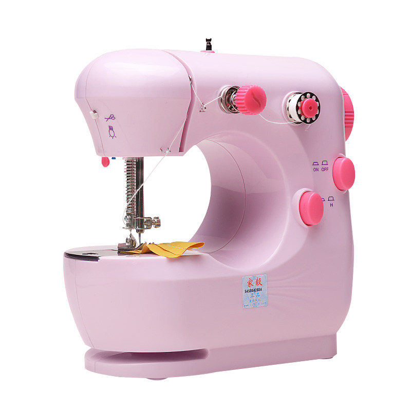 家毅301缝纫机家用小型电动多功能全自动微型便携手持家用缝纫机
