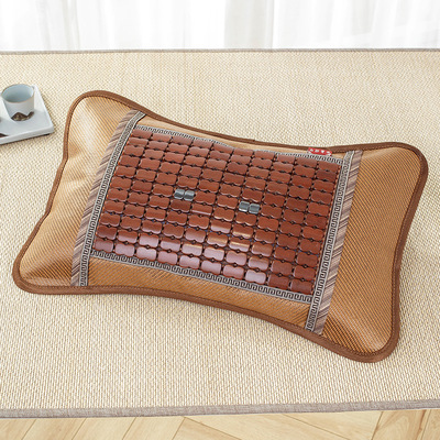 枕头夏季清凉枕芯单人竹藤茶护颈椎助睡眠一对家用男女双人枕1172