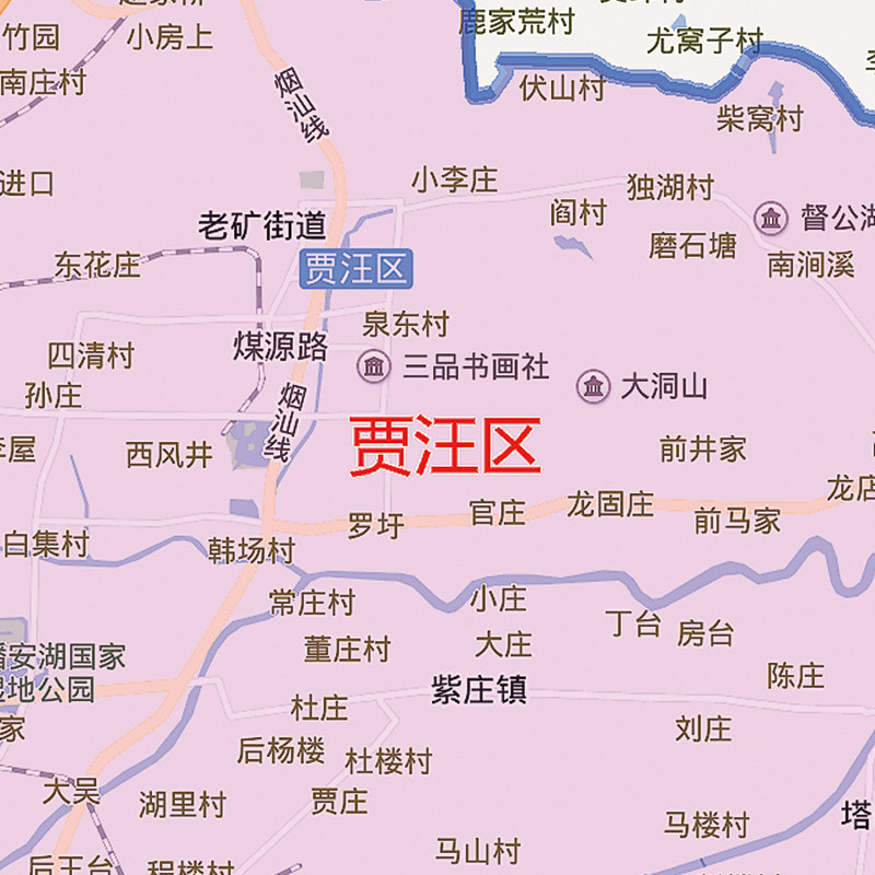 2025新款徐州市地图贴图 办公室挂图 高清防水墙壁装饰画定制地图