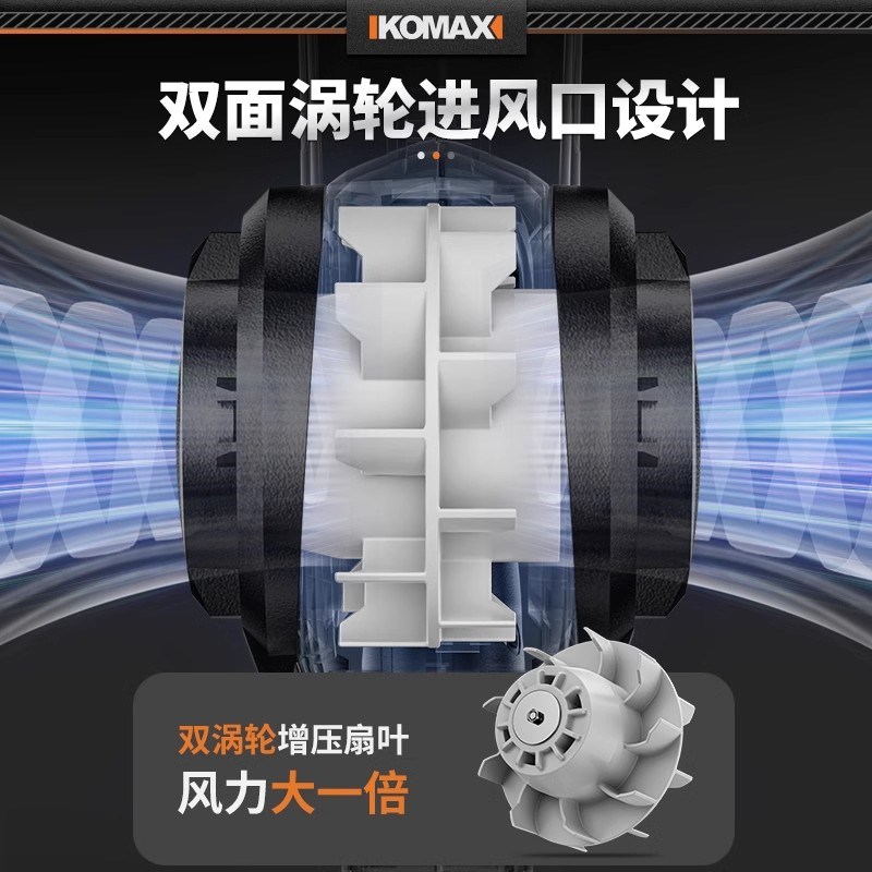 锂电暴风机吹风机汽车除尘强力吹灰充电式大功率工业用小型鼓风机