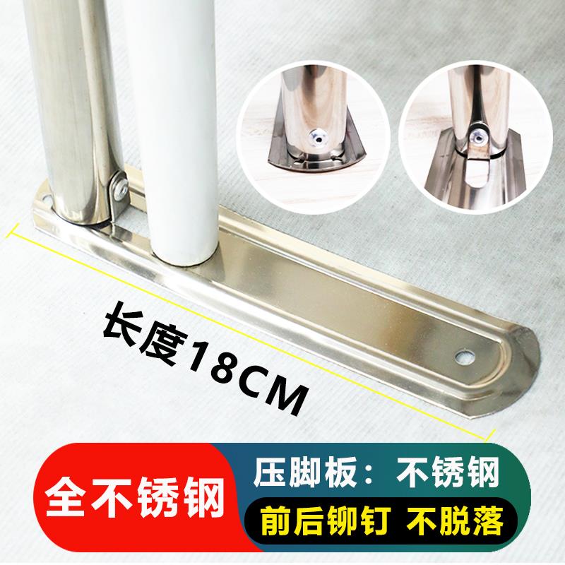 蚊帐支架家用加厚加粗款不锈钢宫廷通用免安装四脚落地式蚊帐架子