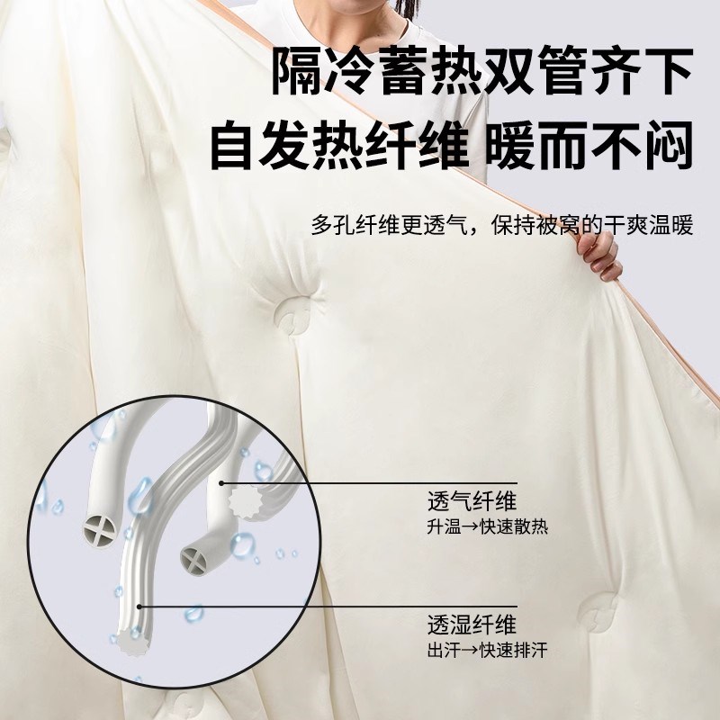 神气小鹿暖宝宝被子冬被棉被芯加厚保暖天季空调绒被单人四季通用