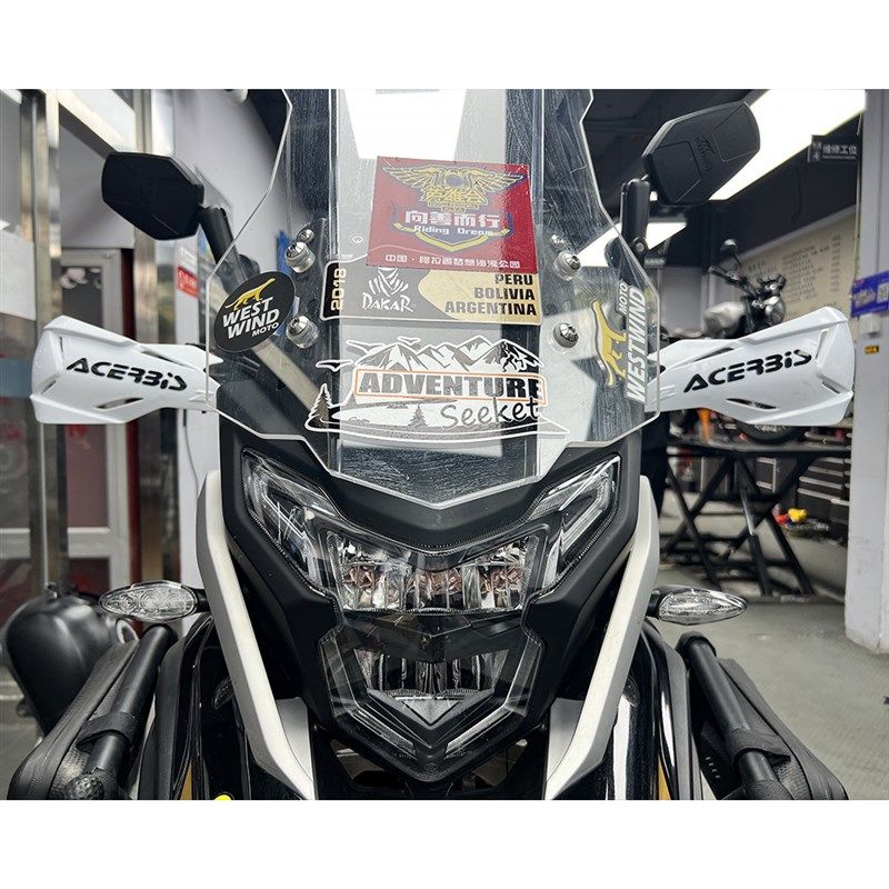 适用凯越525X 500X 400X改装摩托车护手防摔护弓阿西比斯挡风护罩
