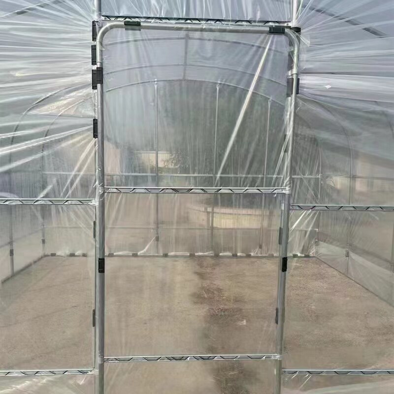 家用温室花房大棚骨架钢管多肉养殖种植遮阳防水保温暖房庭院简易