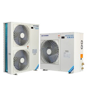 冷库制冷机组小型全套设备3/5匹6p保鲜冷藏冷冻库外机正品压缩机