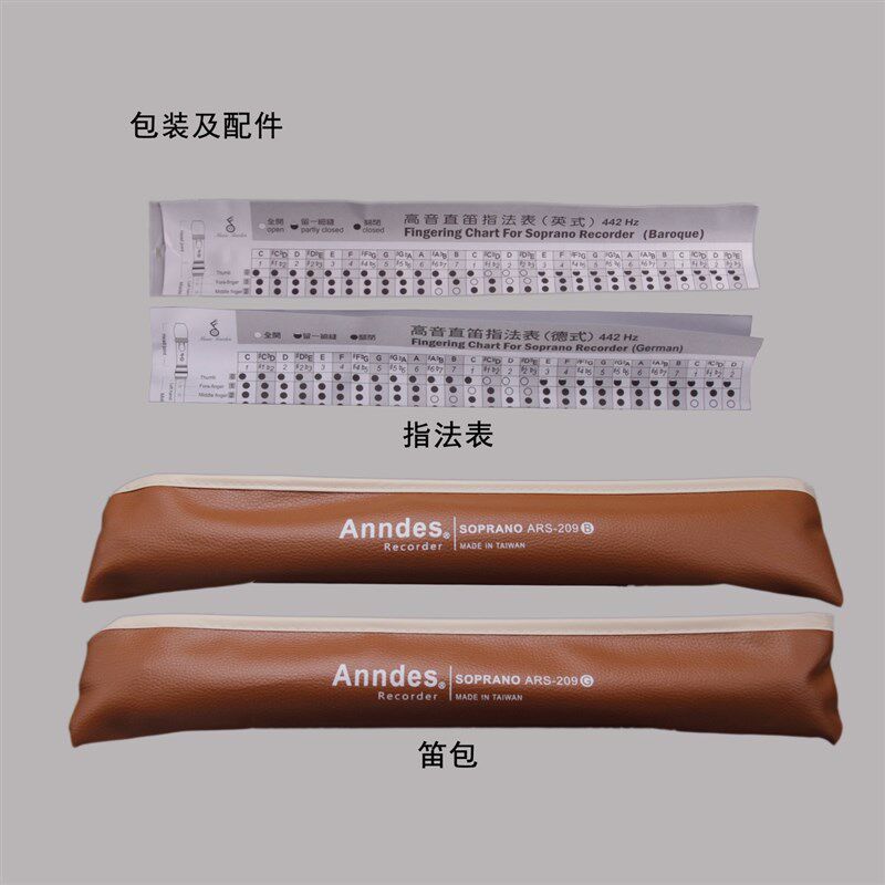 包邮ANNDES高音8孔课堂竖笛ARS209G德式八孔ARS208B巴洛克英式