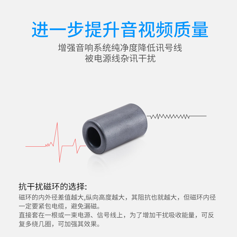 抗干扰磁环 镍锌铁氧体磁芯 滤波高频屏蔽磁环22.5*29*13.8绕线磁