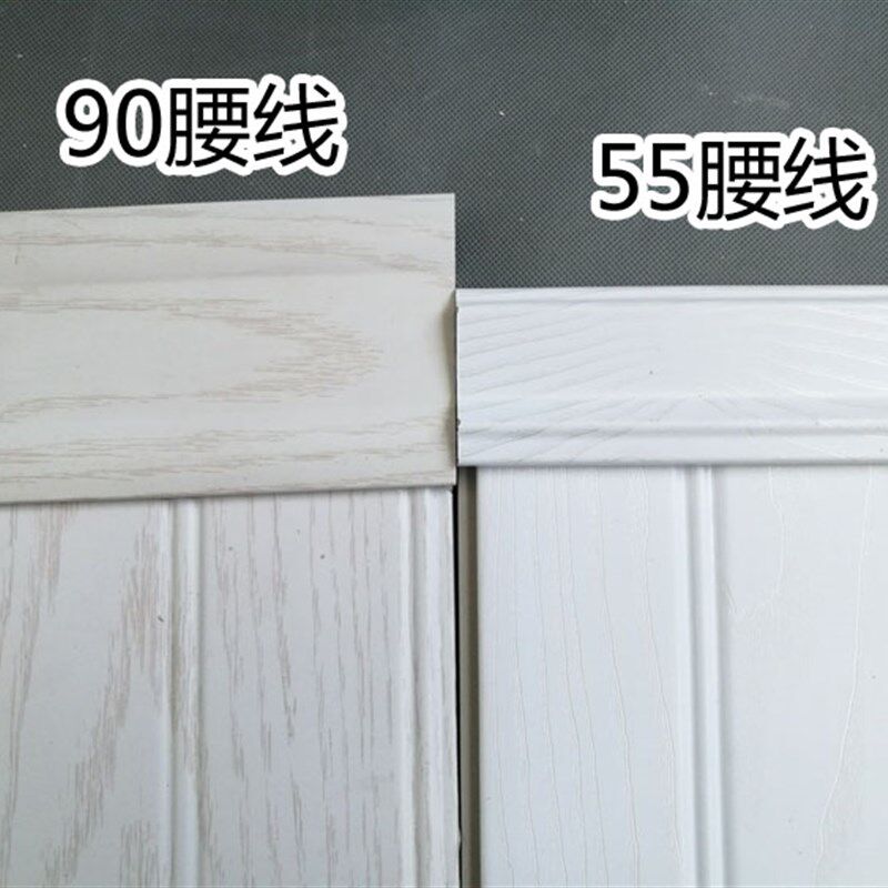 生态木护墙板木塑墙裙集成板材料防潮PVC欧式宾馆幼儿园环保墙围