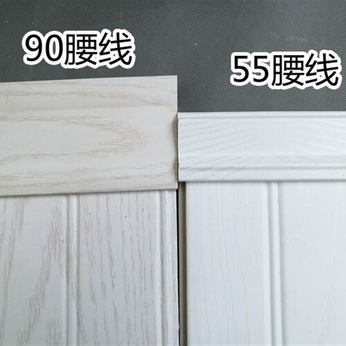 生态木护墙板木塑墙裙集成板材料防潮PVC欧式宾馆幼儿园环保墙围