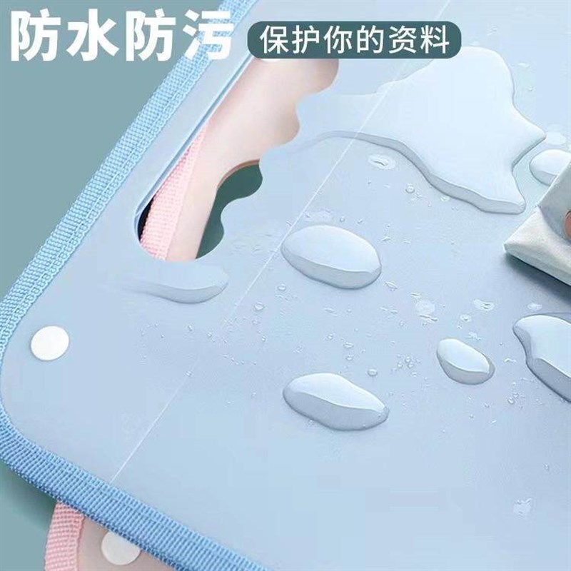 【开学活动】大风琴包试卷袋文件夹学生夹便携手提试卷收纳袋-T