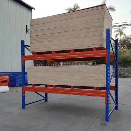 重型货架加厚仓储仓库大型库房工厂横梁式托盘承重2吨布匹展示架
