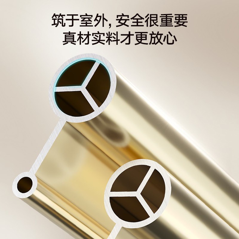 户外伸缩晾衣杆晾衣架阳台室内家用折叠室外晒衣架窗户室外凉衣架