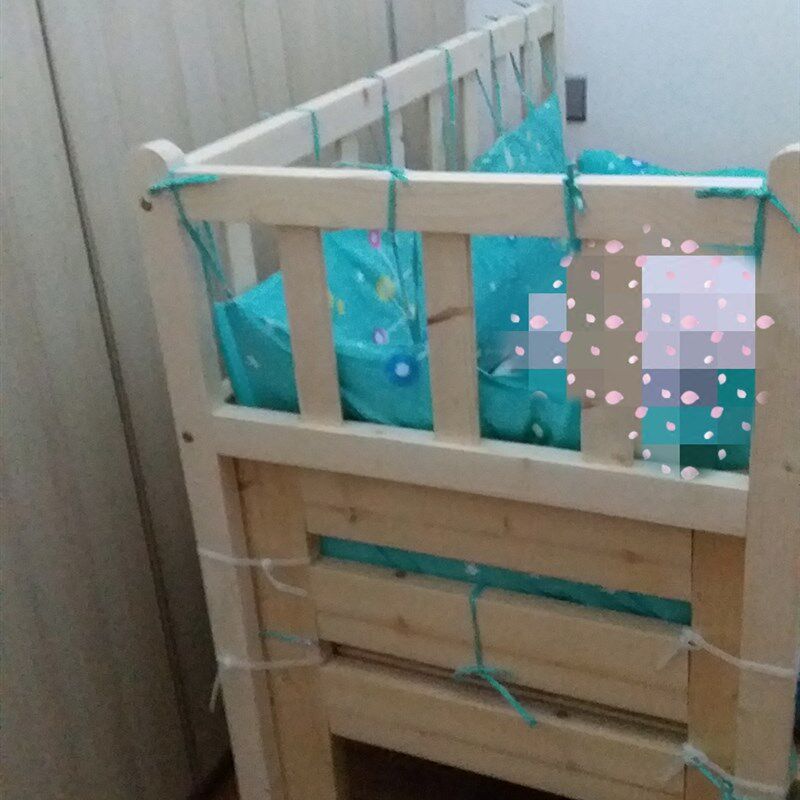定制婴儿床BB床护栏加高儿童床栏增高宝宝防护栏实木加高围栏杆
