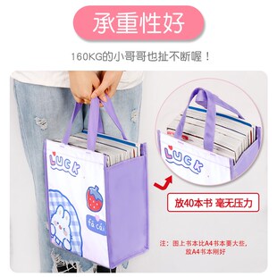 保温饭盒袋便携上班族小学生大容量帆布午餐袋子手提带饭包便当袋