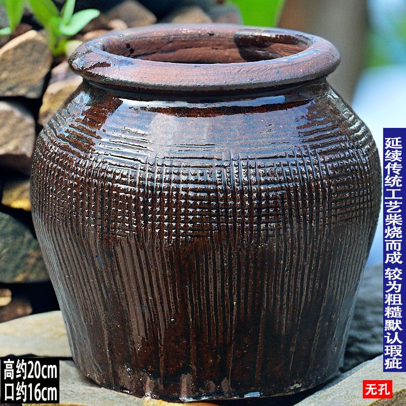 睡莲碗莲花盆铜钱草花盆大口径老式陶盆荷花缸鱼缸老缸无孔水培盆