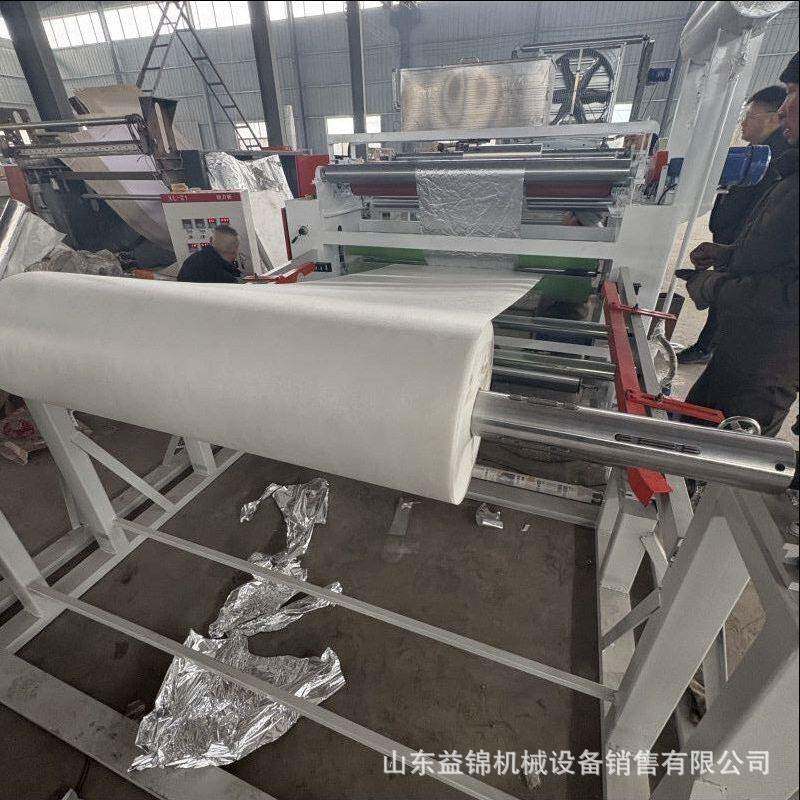 纳米气凝胶隔热毡铝箔贴合机保温毡岩棉玻璃纤维铝箔复合机