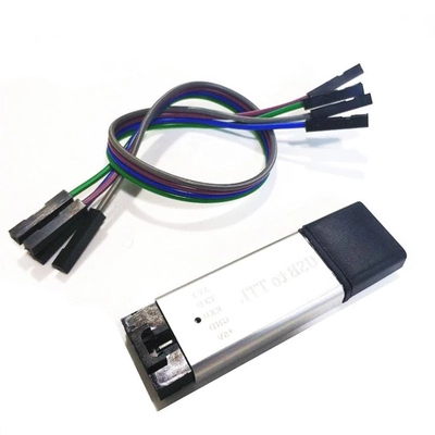 铝壳 CP2102模块 USB转TTL 串口模块 STC下载器下载线 刷机升级板