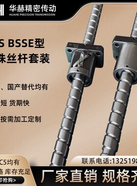 滚珠丝杆BSS BSSE LCH0802 1002 1004 1010 1510 1520 2005 2020