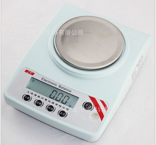 上海浦春电子天平500g/0.1g实验室用电子称工业称精密电子秤